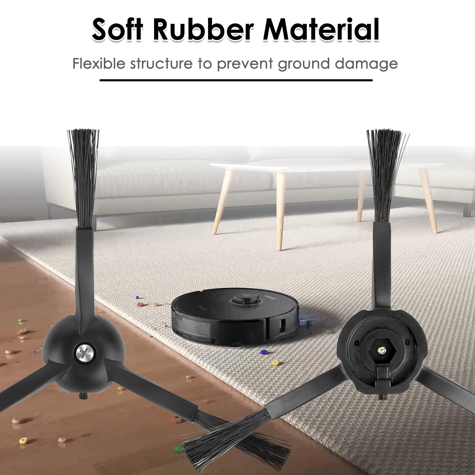 Amazon.com: (10 Pack) Side Brushes for Roborock S8 MaxV Ultra, Q5